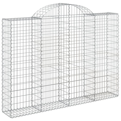 Vidaxx Gabione gewölbt 200x30x140 160 cm verzinktes Eisen