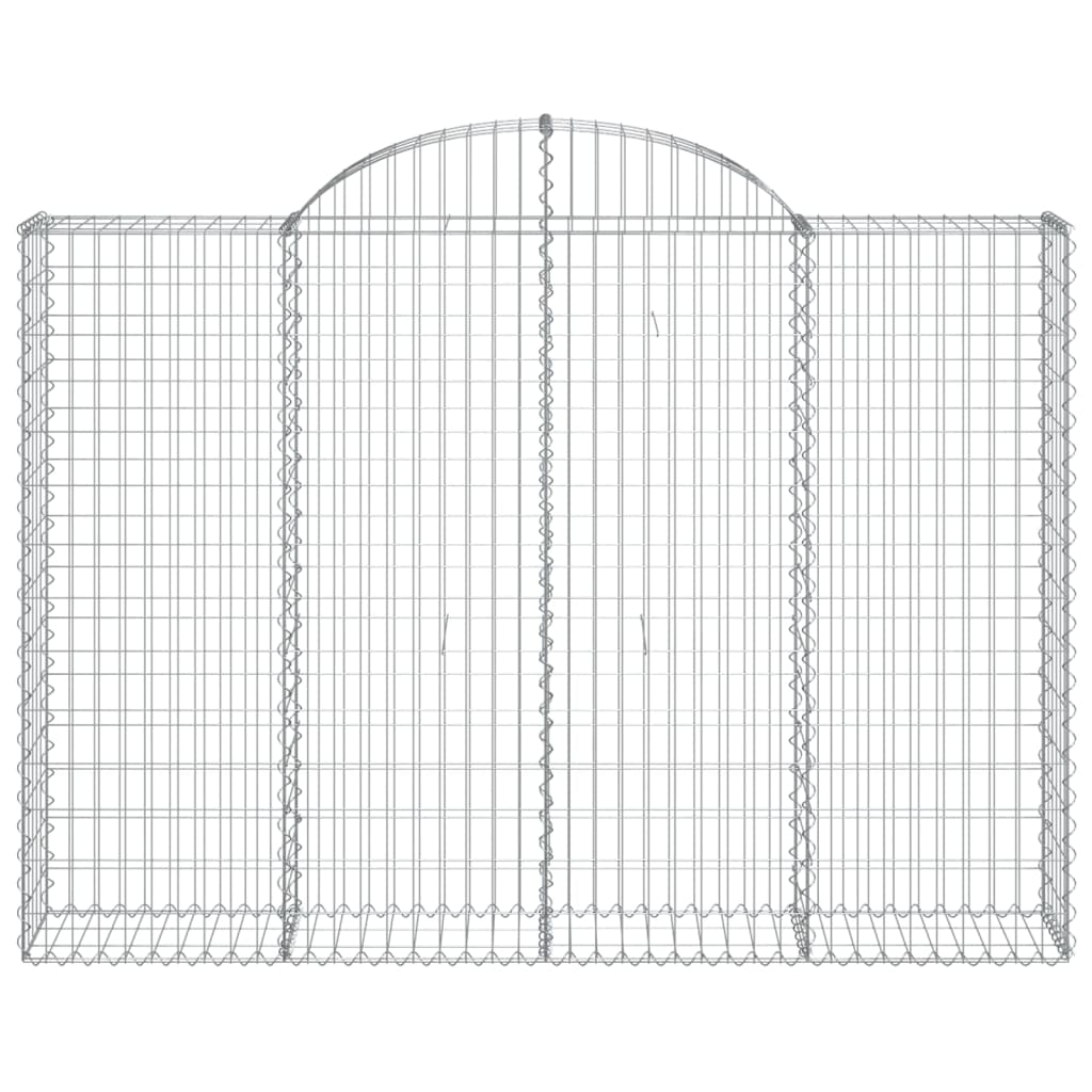 Vidaxx Gabione gewölbt 200x30x140 160 cm verzinktes Eisen
