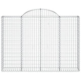 Vidaxx Gabione gewölbt 200x30x140 160 cm verzinktes Eisen