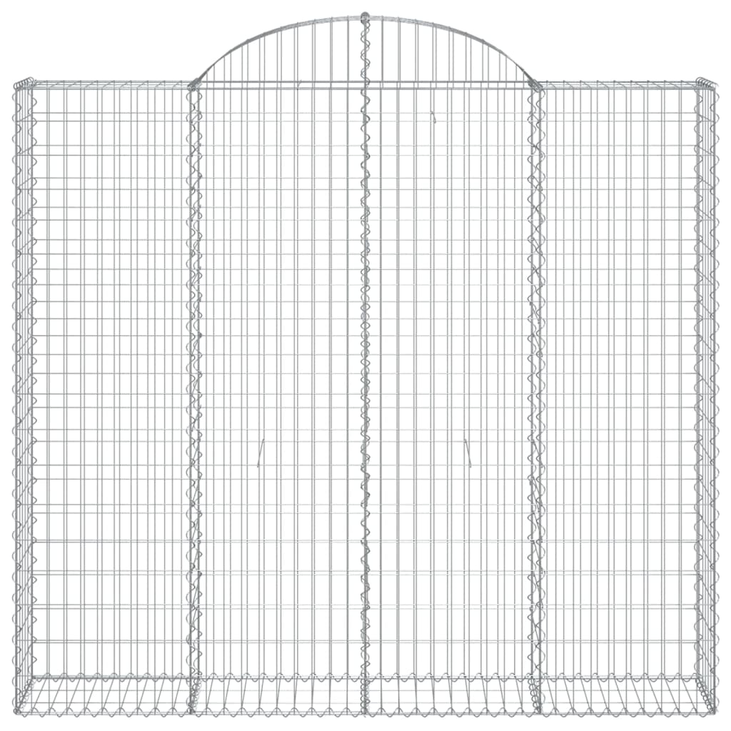 Vidaxl Schanskorf a volta 200x30x180 200 cm Galvanized Iron