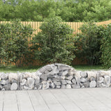 Vidaxx Gabione gewölbt 200x50x40 60 cm verzinktes Eisen