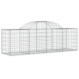 Vidaxx Gabione gewölbt 200x50x60 80 cm verzinktes Eisen