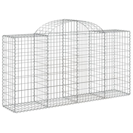 Vidaxx Gabione gewölbt 200x50x100 120 cm verzinktes Eisen