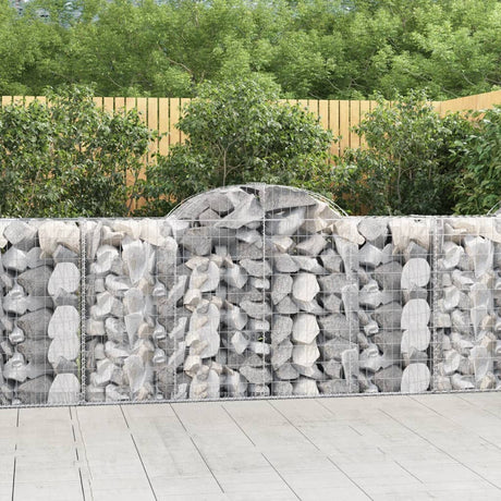 Vidaxx Gabione gewölbt 200x50x100 120 cm verzinktes Eisen