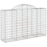 Vidaxx Gabione gewölbt 200x50x120 140 cm verzinktes Eisen