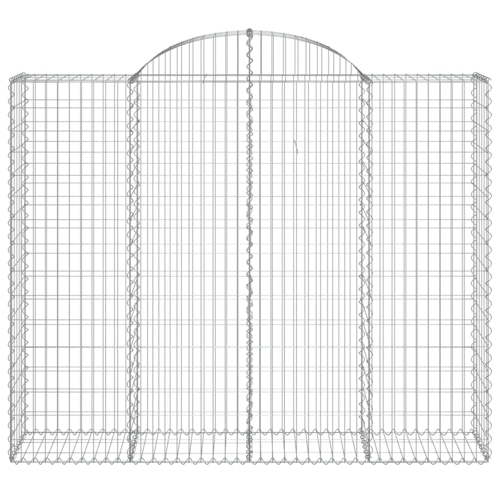 Vidaxl Schanskorf abovedado 200x50x160 180 cm de hierro galvanizado