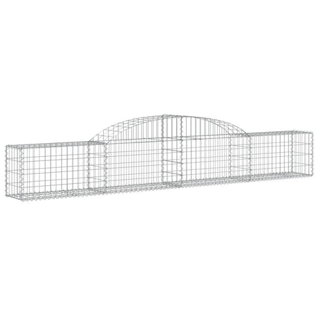 Vidaxx Gabione gewölbt 300x30x40 60 cm verzinktes Eisen