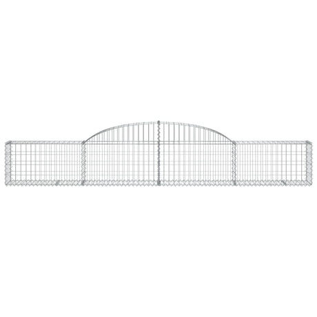 Vidaxx Gabione gewölbt 300x30x40 60 cm verzinktes Eisen