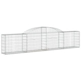 Vidaxx Gabione gewölbt 300x30x60 80 cm verzinktes Eisen