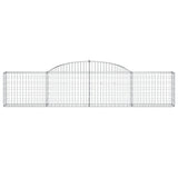 Vidaxx Gabione gewölbt 300x30x60 80 cm verzinktes Eisen