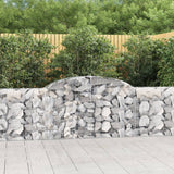 Vidaxx Gabione gewölbt 300x30x80 100 cm verzinktes Eisen