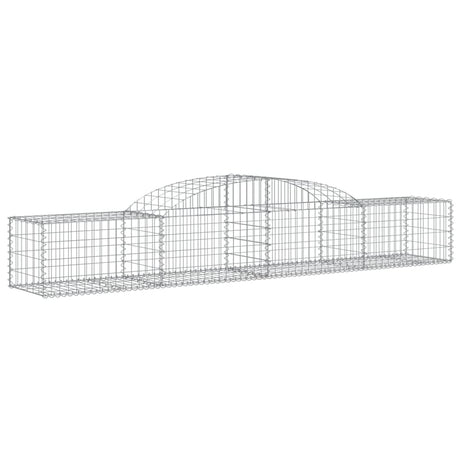 Vidaxx Gabione gewölbt 300x50x40 60 cm verzinktes Eisen