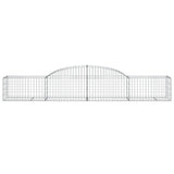 Vidaxx Gabione gewölbt 300x50x40 60 cm verzinktes Eisen