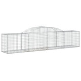 Vidaxx Gabione gewölbt 300x50x60 80 cm aus verzinktem Eisen
