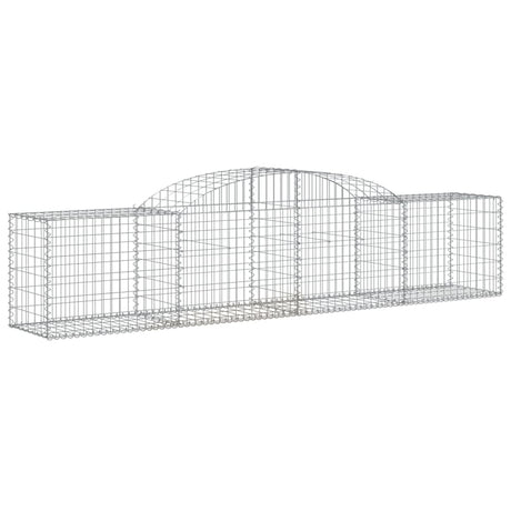 Vidaxx Gabione gewölbt 300x50x60 80 cm aus verzinktem Eisen