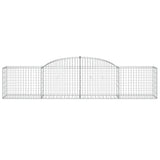 Vidaxx Gabione gewölbt 300x50x60 80 cm aus verzinktem Eisen