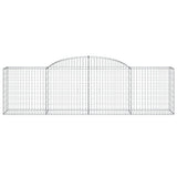 Vidaxl shananskorf vaulted 300x50x80 100 cm galvaniséiert Eisen