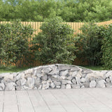 Vidaxx Gabione gewölbt 400x30x40 60 cm verzinktes Eisen
