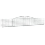 Vidaxx Gabione gewölbt 400x30x60 80 cm verzinktes Eisen