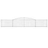 Vidaxx Gabione gewölbt 400x30x60 80 cm verzinktes Eisen
