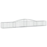 Vidaxx Gabione gewölbt 400x50x40 60 cm verzinktes Eisen
