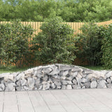 Vidaxx Gabione gewölbt 400x50x40 60 cm verzinktes Eisen