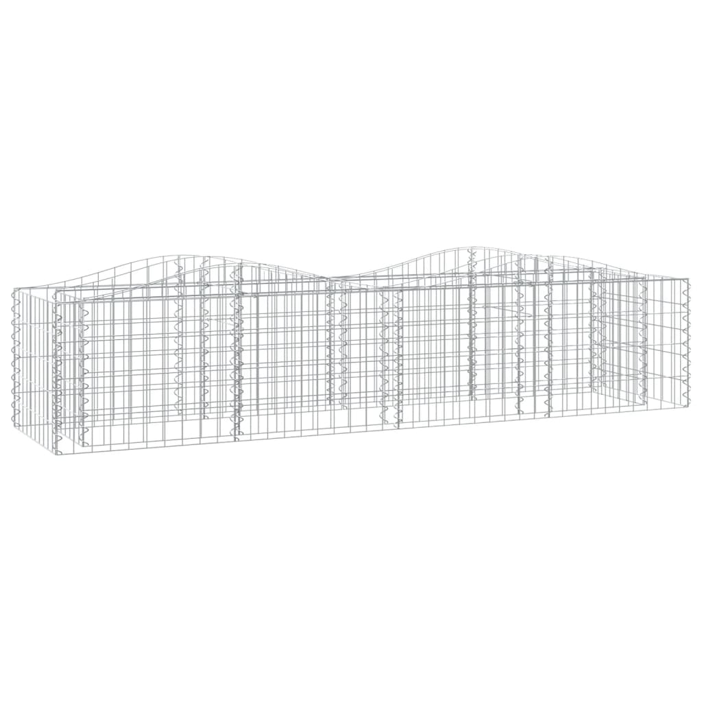 Vidaxx Gabionengewölbe erhöht 200x50x50 cm aus verzinktem Eisen