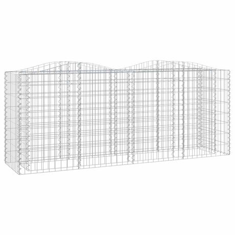 Vidaxx Gabionengewölbe erhöht 200x50x100 cm aus verzinktem Eisen