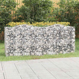 Vidaxx Gabionengewölbe erhöht 200x50x100 cm aus verzinktem Eisen