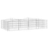 Vidaxx Gabionengewölbe erhöht 200x100x50 cm aus verzinktem Eisen