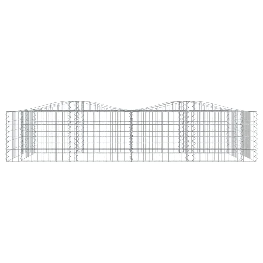 Vidaxx Gabionengewölbe erhöht 200x100x50 cm aus verzinktem Eisen