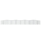 Vidaxx Gabionengewölbe erhöht 400x100x50 cm aus verzinktem Eisen