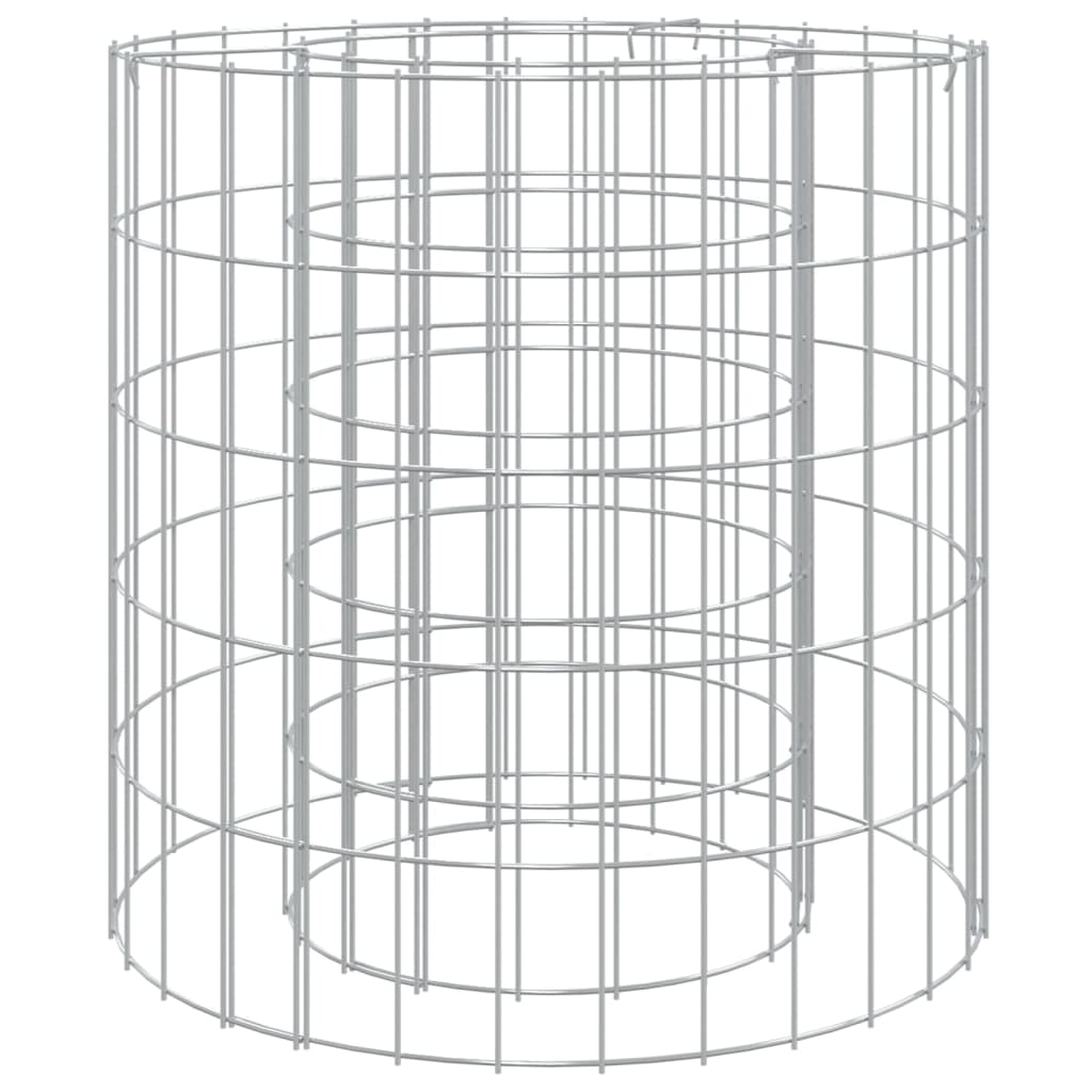 Vidaxl Schanskorf krb Ø 50 cm galvanizované železo