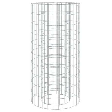 Vidaxl Gabionen-Feuerstelle ø 50 cm aus verzinktem Eisen