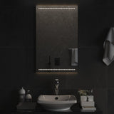 Vidaxl badkamerspiegel led 50x80 cm