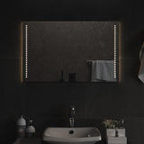 Vidaxl badkamerspiegel led 50x80 cm