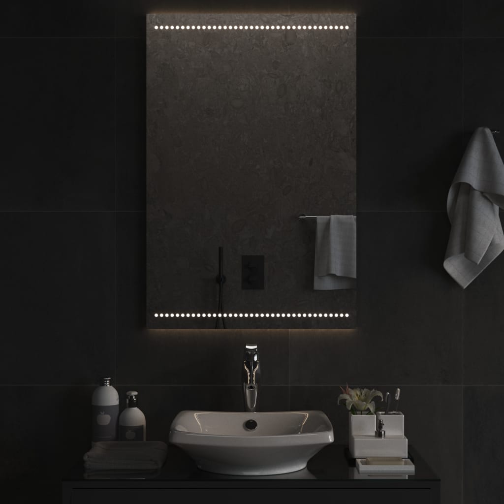 Vidaxl badkamerspiegel led 60x90 cm