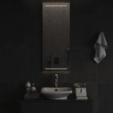 Vidaxl badkamerspiegel led 40x100 cm