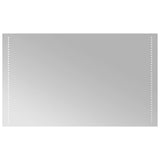 Vidaxl badkamerspiegel led 60x100 cm