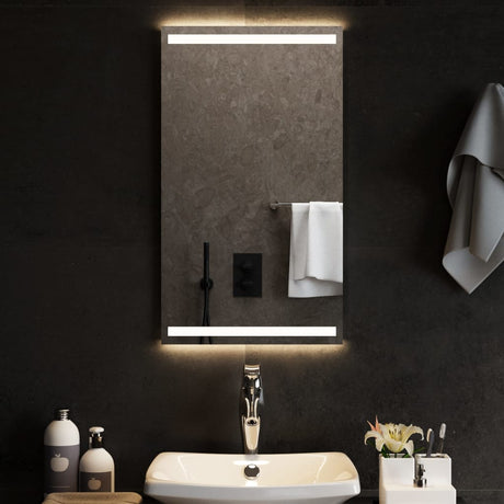 VidaXL Badezimmerspiegel LED 40x70 cm