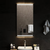 Miroir de salle de bain Vidaxl LED 50x100 cm