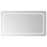 Vidaxl badkamerspiegel led 50x90 cm