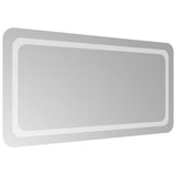 Miroir de salle de bain Vidaxl LED 50x100 cm