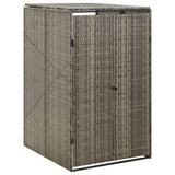 Skladiščenje vsebnika vidaxl samo 70x80x117 cm poli rattan siva