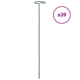 Vidaxl Planz stake 20 st 40 cm Stol donkel gréng