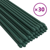 Vidaxl Planz stakes 30 St 60 cm Stahl gréng