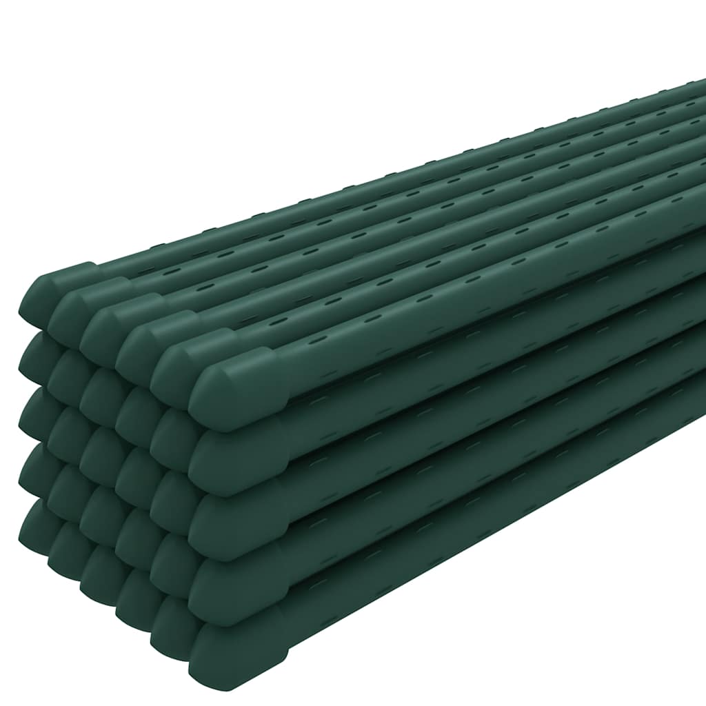 Vidaxxl Pflanzenstecker 30 Stk. 150 cm Stahlgrün