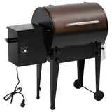 Vidaxl Pelletgrill 94 cm Eisen schwarz