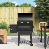 Vidaxl PelletbarbeCue z dolną płytą 94 cm żelaza