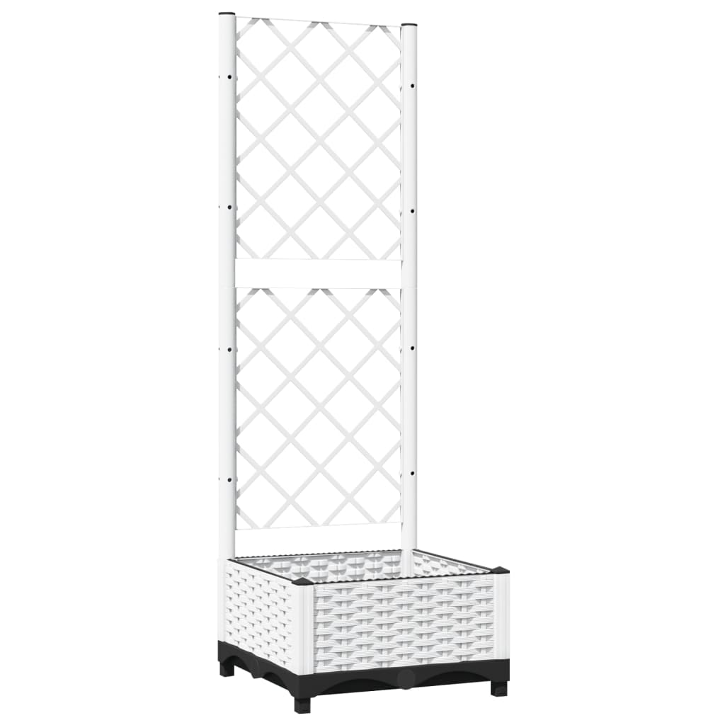 Vidaxx Pflanzgefäß mit Spalier 40x40x121,5 cm Polypropylen